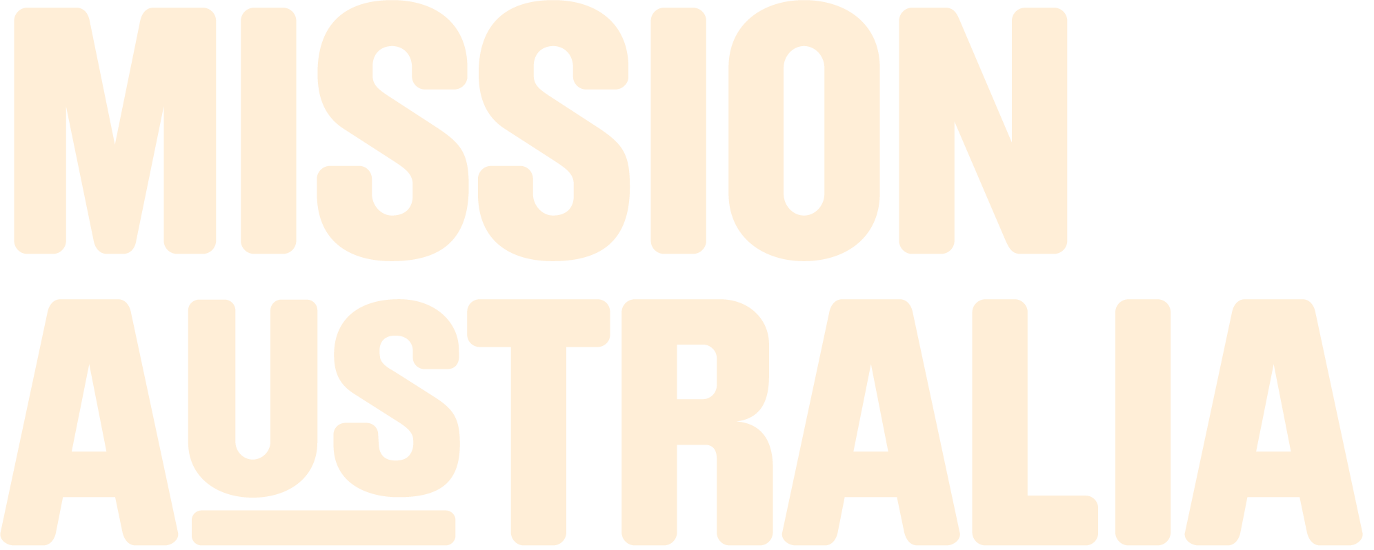 Mission Australia - Together we stand logo